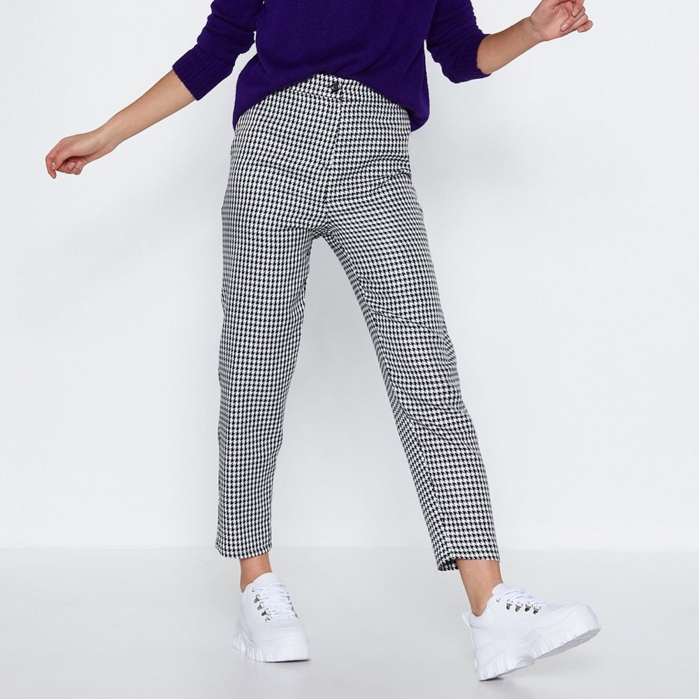 NastyGal Houndstooth Pants